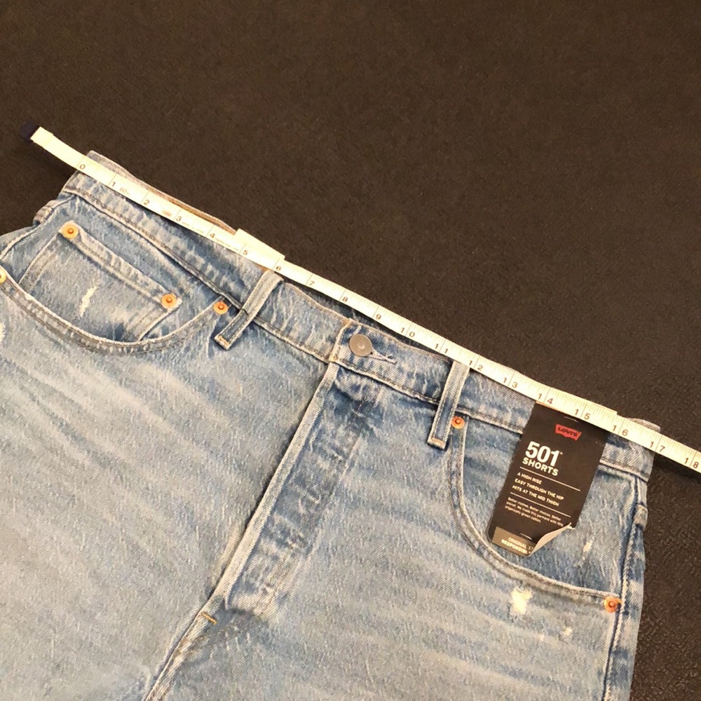 24.Levi’s Premium 501 Shorts - Picture 9 of 9